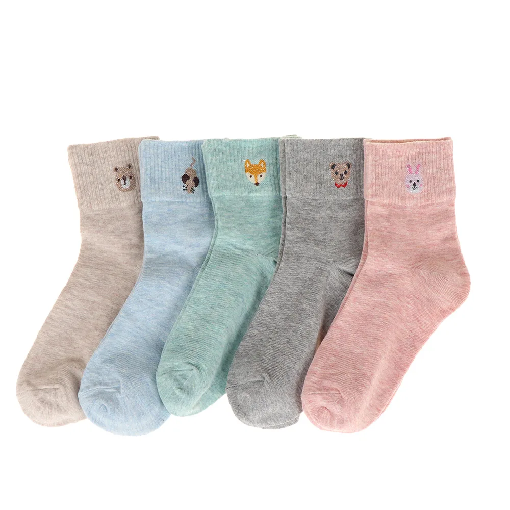 1 Pair Lovely Female Animal Embroidery Dog Patterns Cotton Socks Winter Autumn Comfortable Warm Socks Calcetines Mujer Sokken
1 Pair Lovely Female Animal Embroidery Dog Patterns Cotton Socks Winter Autumn Comfortable Warm Socks Calcetines Mujer Sokken
