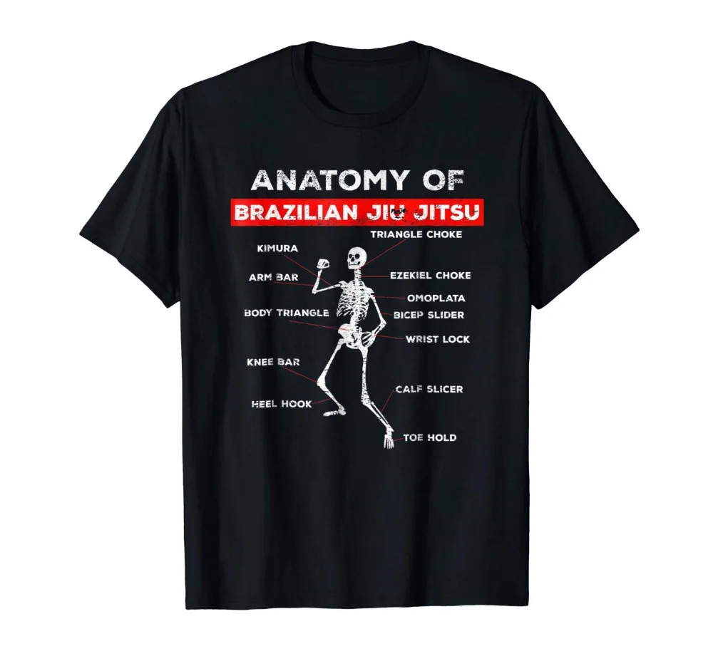 Brazilian Jiu Jitsu Anatomy T-Shirts Bjj Grappling New Fashion Brand Men Cartoon Hip Hop Shirt Homme T Shirt
Brazilian Jiu Jitsu Anatomy T-Shirts Bjj Grappling New Fashion Brand Men Cartoon Hip Hop Shirt Homme T Shirt