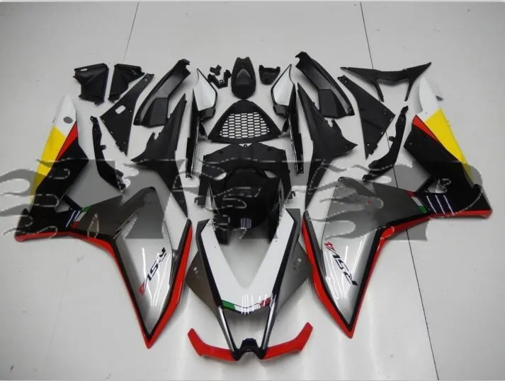 Motorcycle Silver Complete Fairing Kit Bodywork For Aprilia RSV4 1000 RSV 2009 2010 2011 2012 2013 2014 2015 Injection Molding
Motorcycle Silver Complete Fairing Kit Bodywork For Aprilia RSV4 1000 RSV 2009 2010 2011 2012 2013 2014 2015 Injection Molding