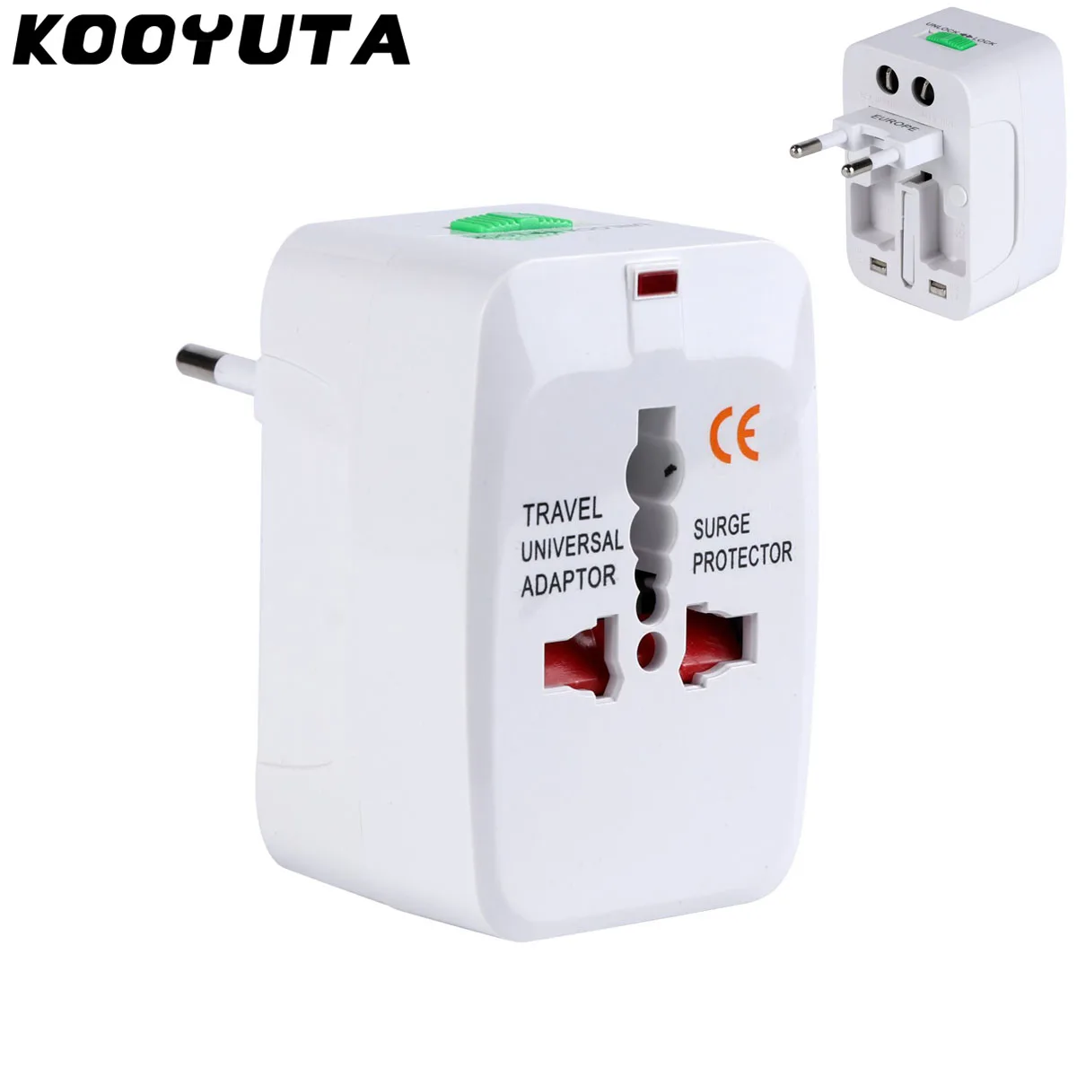 KOOYUTA Universal International Plug Adapter All-In-One Travel AC Power Adapter Adaptor Charger AU/EU/US/UK Converter Plug
KOOYUTA Universal International Plug Adapter All-In-One Travel AC Power Adapter Adaptor Charger AU/EU/US/UK Converter Plug