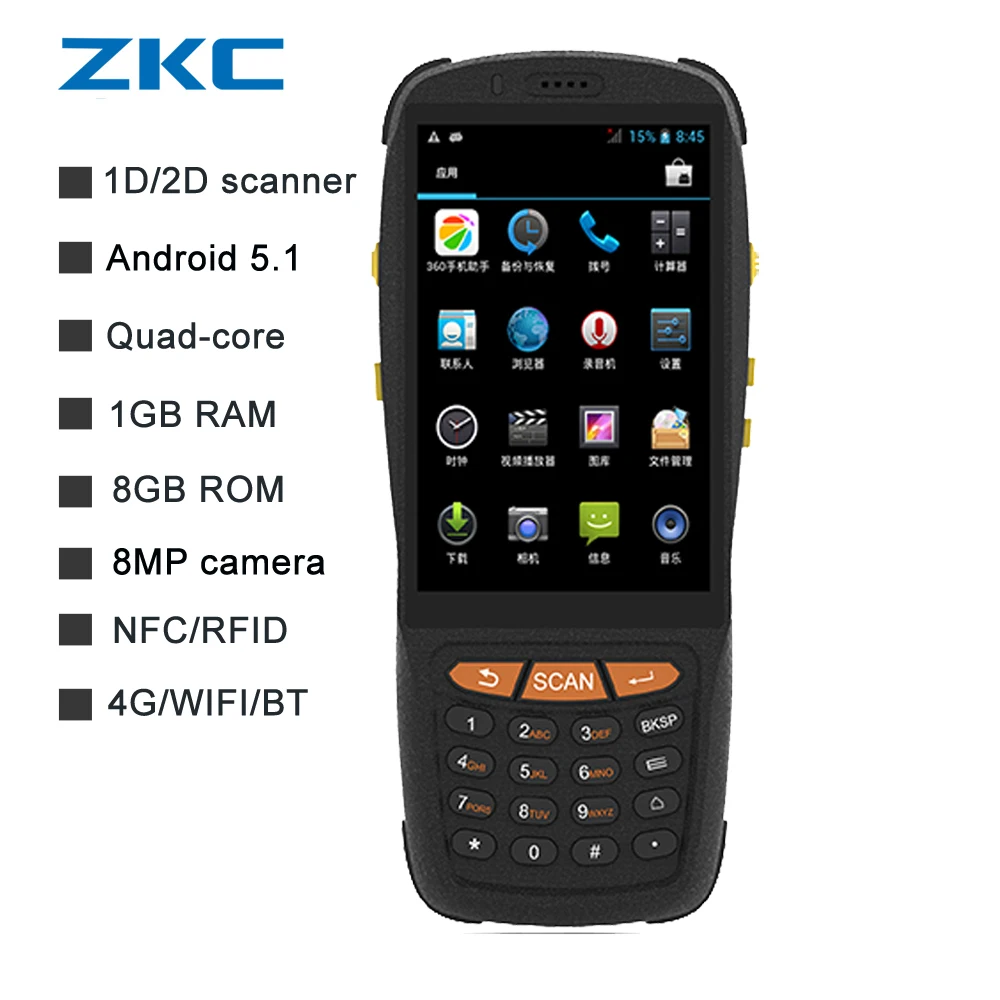 ZKC PDA3503 touch screen android barcode scanner 1d 2d portable data collector terminal device with Keyboard WIFI 4G BT Camera
ZKC PDA3503 touch screen android barcode scanner 1d 2d portable data collector terminal device with Keyboard WIFI 4G BT Camera