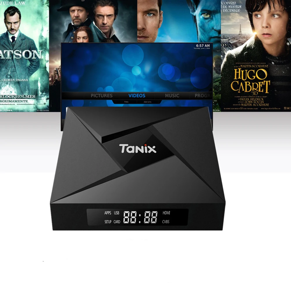 Tanix TX9 Pro Android 7.1 Smart TV Box Amlogic S912 Octa core Set-top Box 3GB 32GB Bluetooth 4.1 1000M LAN 4K HDMI Media Player
Tanix TX9 Pro Android 7.1 Smart TV Box Amlogic S912 Octa core Set-top Box 3GB 32GB Bluetooth 4.1 1000M LAN 4K HDMI Media Player