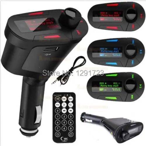 Hot Promotion!! Red LCD Car MP3 Player Wireless FM Transmitter Modulator USB SD MMC+Fuse+ Remote Control Car Kit Music Player
Hot Promotion!! Red LCD Car MP3 Player Wireless FM Transmitter Modulator USB SD MMC+Fuse+ Remote Control Car Kit Music Player