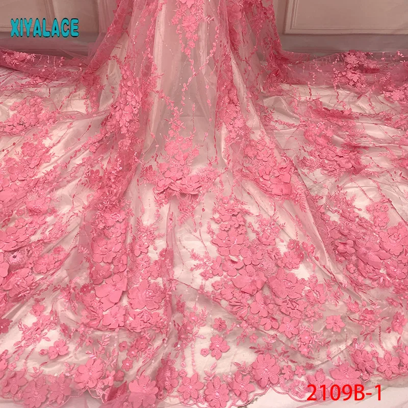 Nigerian Beaded Lace Fabric 2019 High Quality African 3D Net Lace Fabric Wedding French Tulle Lace Material For Dress YA2109B-1
Nigerian Beaded Lace Fabric 2019 High Quality African 3D Net Lace Fabric Wedding French Tulle Lace Material For Dress YA2109B-1