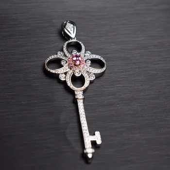 Fine Jewelry Real 925 Steling Silver s925 100% Natural Tourmaline Gemstones Key Female Pendant Necklaces Christmas Gift
Fine Jewelry Real 925 Steling Silver s925 100% Natural Tourmaline Gemstones Key Female Pendant Necklaces Christmas Gift