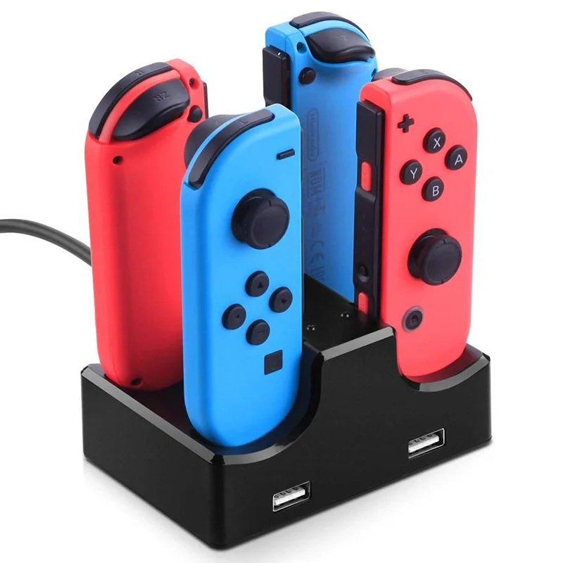 LED Charging Dock Station Charger Cradle For Nintend Switch 4 Joy Con Controllers 4 In 1 Charging Stand For Nintend Switch NS
LED Charging Dock Station Charger Cradle For Nintend Switch 4 Joy Con Controllers 4 In 1 Charging Stand For Nintend Switch NS