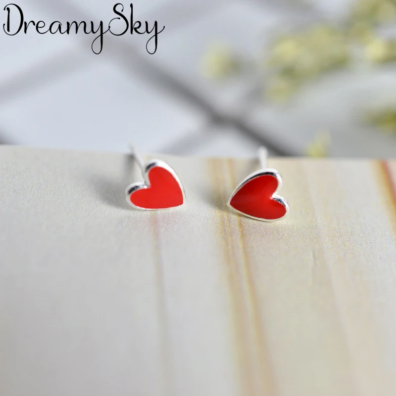 DreamySky 100% Real 925 Sterling Silver Love Heart Earrings For Women Fashion Statement Jewelry Pendientes joyas de plata 925
DreamySky 100% Real 925 Sterling Silver Love Heart Earrings For Women Fashion Statement Jewelry Pendientes joyas de plata 925