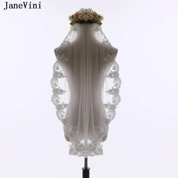 JaneVini 2018 Graceful Short Bridal Veils One Layer Lace Appliques Edge Soft Tulle Wedding Veil with Comb Wedding Accessories
JaneVini 2018 Graceful Short Bridal Veils One Layer Lace Appliques Edge Soft Tulle Wedding Veil with Comb Wedding Accessories