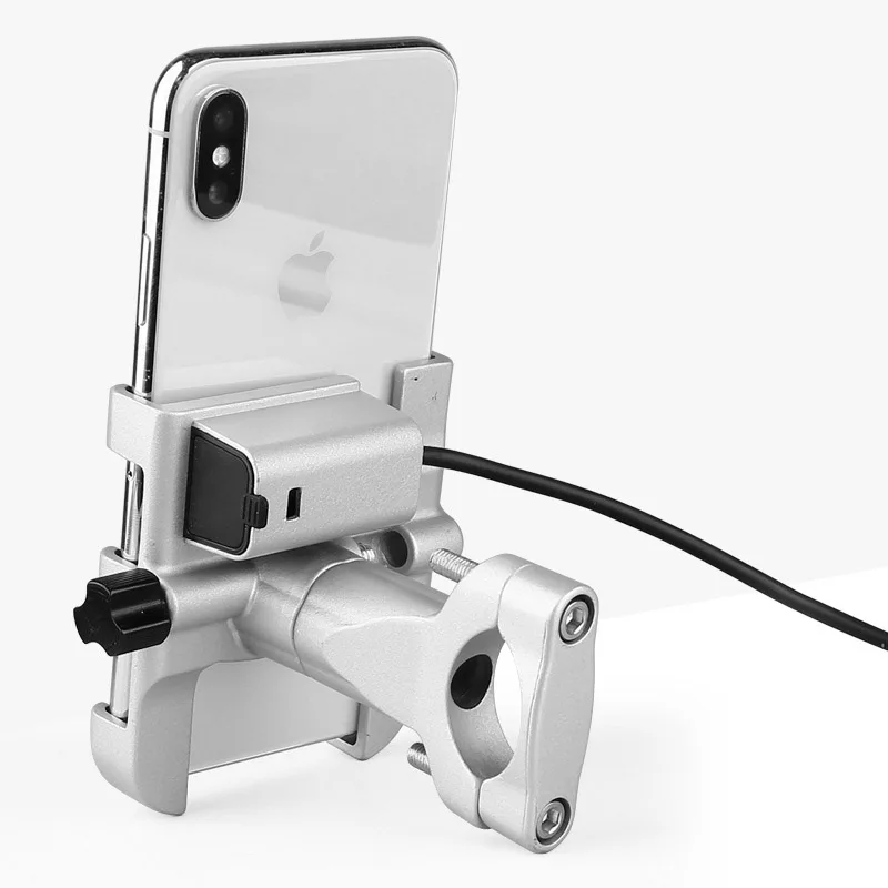 Motorcycle Handlebar Bracket and USB Charger Bicycle Phone Bracket Aluminum Bracket Universal GPS Iphone Vespa
Motorcycle Handlebar Bracket and USB Charger Bicycle Phone Bracket Aluminum Bracket Universal GPS Iphone Vespa