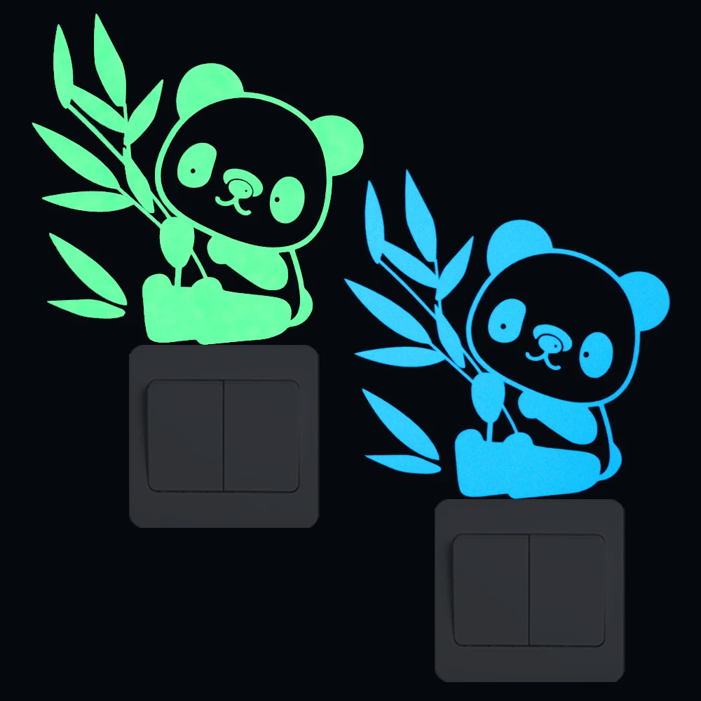 Lovely Cartoon Panda Eats Bamboo Glow Switch Sticker Decal Kids Room Wall Decor Luminous Sticker Home Bedroom DIY Animal Sticker
Lovely Cartoon Panda Eats Bamboo Glow Switch Sticker Decal Kids Room Wall Decor Luminous Sticker Home Bedroom DIY Animal Sticker