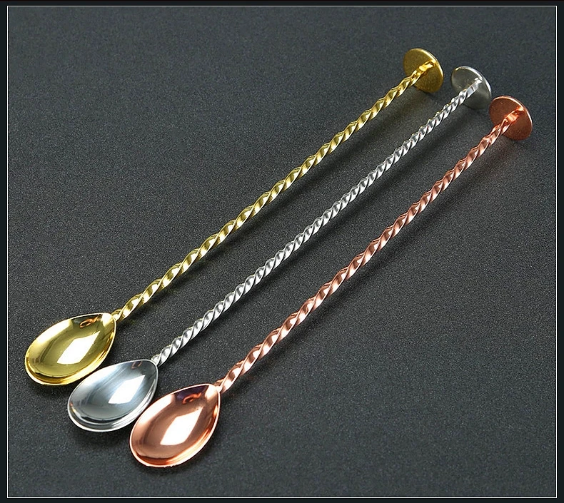 Stainless Steel Disc Tail Bar Spoon 4 Colors Swizzle Stick Cocktail Mojito Wine Spoons Barware Bartender Tools
Stainless Steel Disc Tail Bar Spoon 4 Colors Swizzle Stick Cocktail Mojito Wine Spoons Barware Bartender Tools