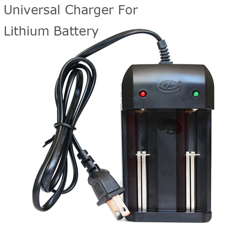 100x High Quality Universal Battery Charger EU US Plug Wire Charging 3.7v Li-Ion 18650 14500 16340 10440 26650 | Электроника