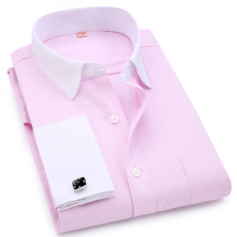 Gentleman Dress Long Sleeves Shirt Hawaiian Top Cotton Men French Cufflinks Shirts White Collar Male Japanese Streetwear 2019
Gentleman Dress Long Sleeves Shirt Hawaiian Top Cotton Men French Cufflinks Shirts White Collar Male Japanese Streetwear 2019