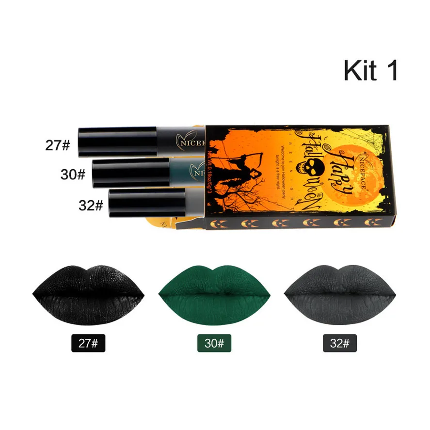 New Waterproof Matte Lipstick Set Liquid NICEFACE 3Pcs Lip Lingerie Matte Liquid Lipstick Lip Gloss Halloween Style 0109#30
New Waterproof Matte Lipstick Set Liquid NICEFACE 3Pcs Lip Lingerie Matte Liquid Lipstick Lip Gloss Halloween Style 0109#30