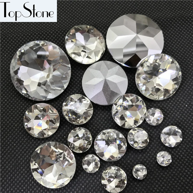 Topstone Round Baoshihua Pointback Fancy Stone Crystal Clear Color 8mm,10mm,12mm,18mm,35mm,27mm Glass Crystals Jewelry Making
Topstone Round Baoshihua Pointback Fancy Stone Crystal Clear Color 8mm,10mm,12mm,18mm,35mm,27mm Glass Crystals Jewelry Making