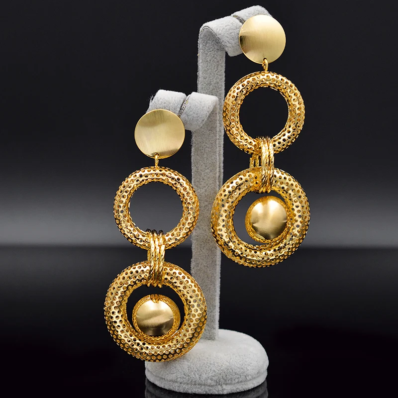 ZEADear Jewelry Big Round Earrings Long Drop Dangle Earrings For Women Fashion Classic Jewelry Findings For Wedding Jewelry Gift
ZEADear Jewelry Big Round Earrings Long Drop Dangle Earrings For Women Fashion Classic Jewelry Findings For Wedding Jewelry Gift