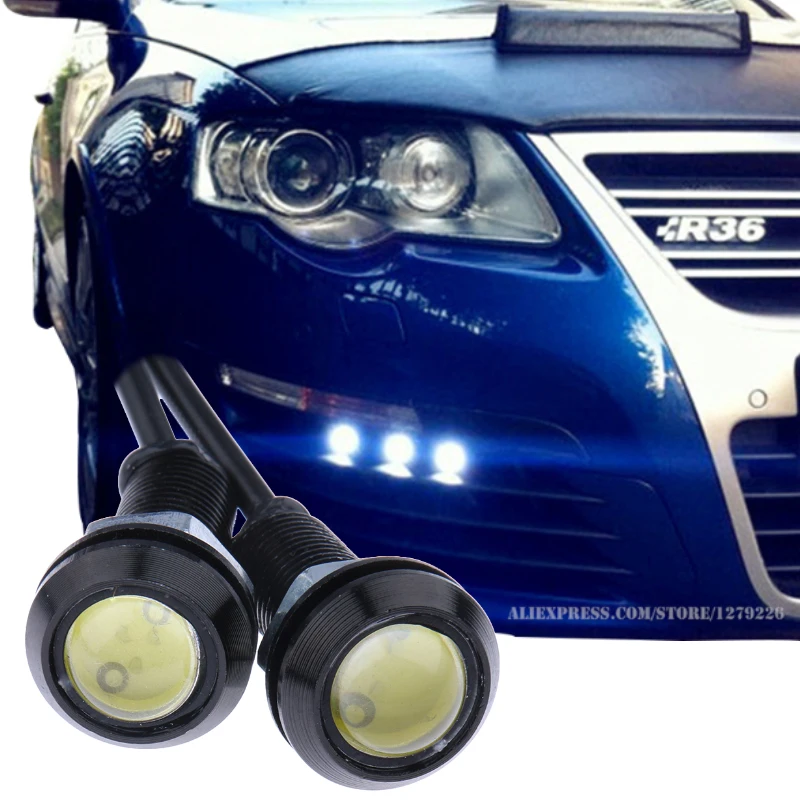 

10pcs High Brightness DRL 18mm Eagle Eyes Daytime Running Light LED Car Work Lights Source Waterproof Parking Lamp Car Styling