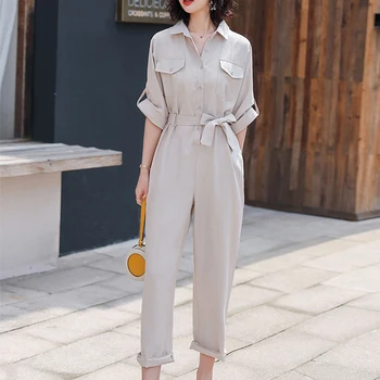 Jumpsuit Women Rompers 2019 Summer Elegant Ladies Office Causal Work Wear overalls for Women Playsuit Tracksuit Long Pants
Jumpsuit Women Rompers 2019 Summer Elegant Ladies Office Causal Work Wear overalls for Women Playsuit Tracksuit Long Pants