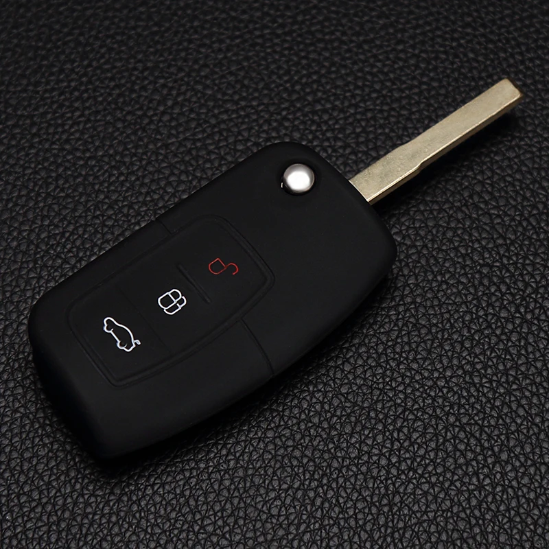 Silicone protective bag 3 button flip car key cover cover remote shell For Ford Fiesta Focus mondeo ecosport kuga starline a93
Silicone protective bag 3 button flip car key cover cover remote shell For Ford Fiesta Focus mondeo ecosport kuga starline a93