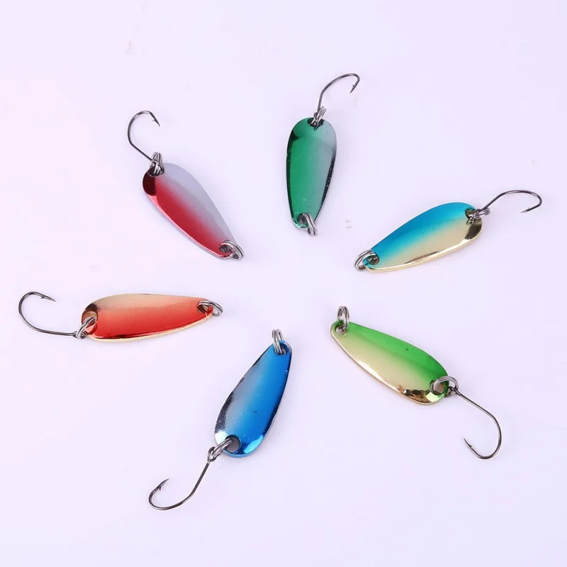 6pcs VIB 6 color Sequins spinner Bait Iron Plate Bait Road Sub-Fish Lure Bait Spoon 3g
6pcs VIB 6 color Sequins spinner Bait Iron Plate Bait Road Sub-Fish Lure Bait Spoon 3g