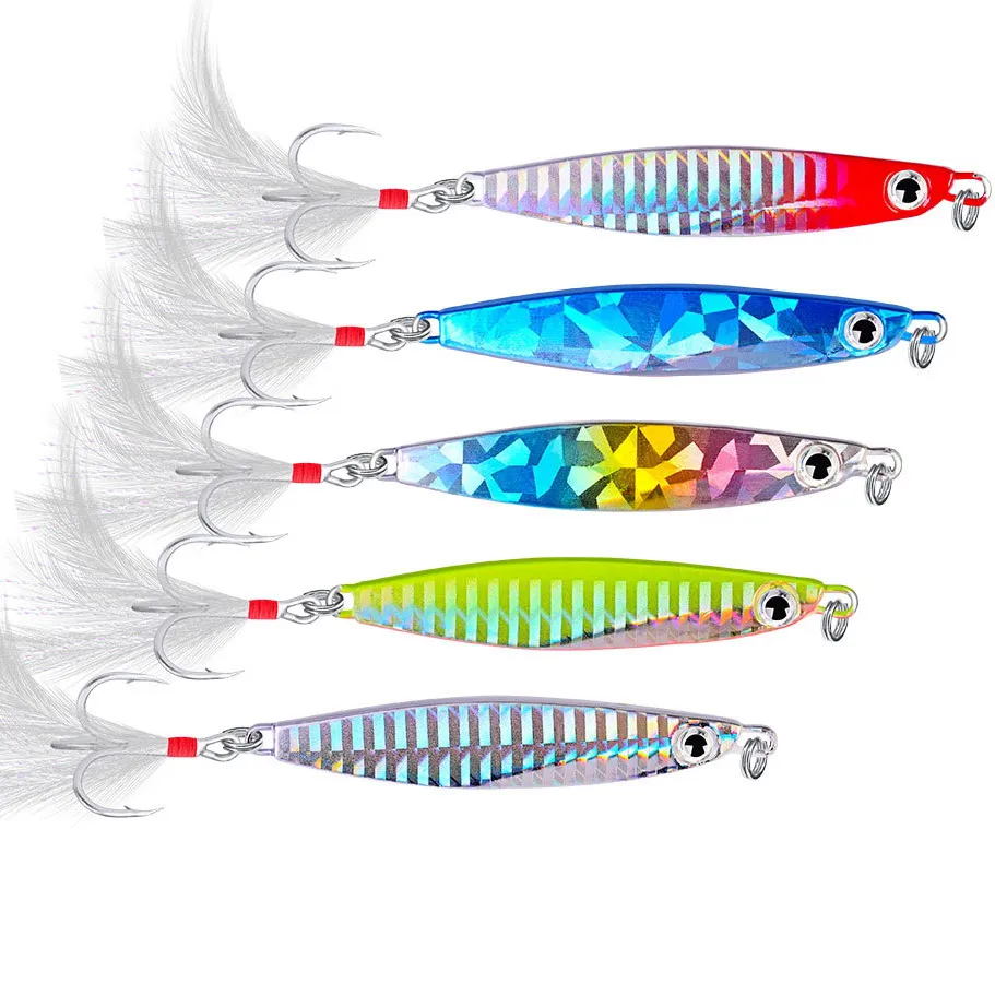 10g 21g 30g Fishing Spoon Lure Sea 5 colors iscas artificiais Metal Jig Lure Slice Jigbait spoon Treble Hook jigging lure
10g 21g 30g Fishing Spoon Lure Sea 5 colors iscas artificiais Metal Jig Lure Slice Jigbait spoon Treble Hook jigging lure