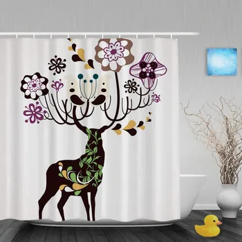 Christmas Decor Reindeer Bathroom Shower Curtains Cute Christmas Shower Curtain Waterproof Polyester With Hooks Drop Shipping
Christmas Decor Reindeer Bathroom Shower Curtains Cute Christmas Shower Curtain Waterproof Polyester With Hooks Drop Shipping
