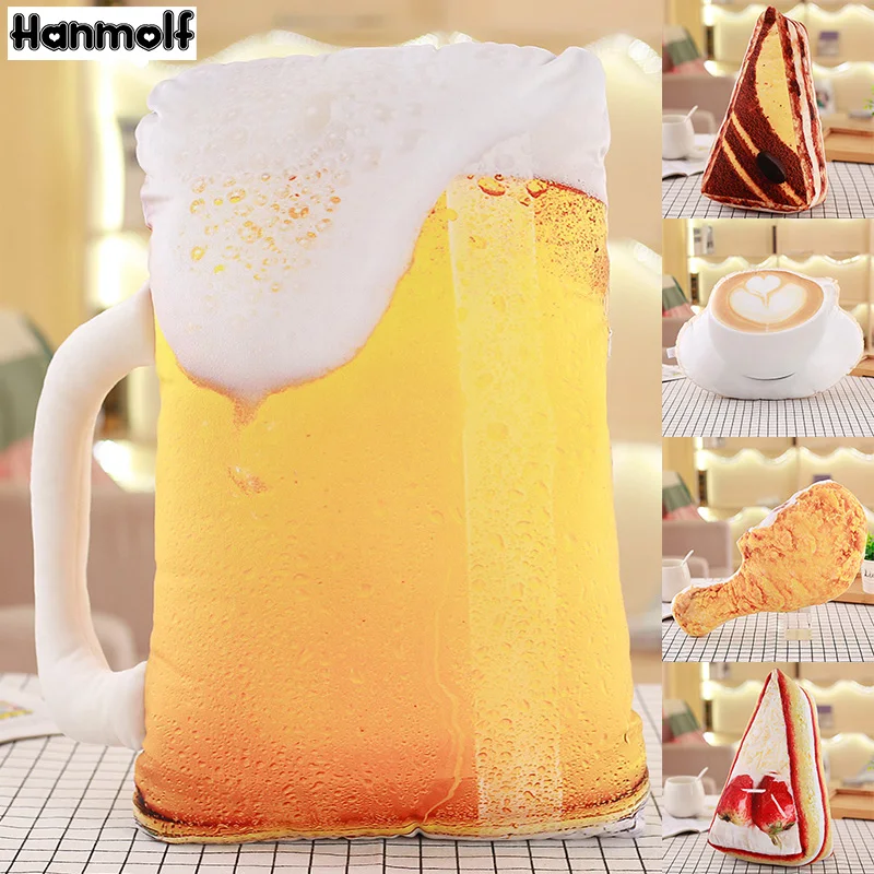 Snack Food Pillows Plush Decor Pillow Simulated Tiramisu Cake Beer Drumstick Coffee Creative Girls Boys Sofa Throw Pillow
Snack Food Pillows Plush Decor Pillow Simulated Tiramisu Cake Beer Drumstick Coffee Creative Girls Boys Sofa Throw Pillow