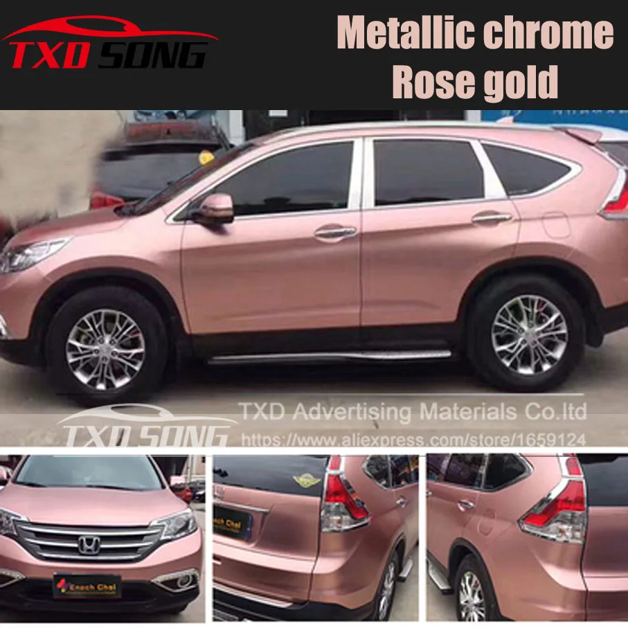 Premium Rose Gold Lighting Metal Chrome Vinyl Wrap Film Satin Metallic ROSE GOLD Car Body Wrapping Foil Car Sticker
Premium Rose Gold Lighting Metal Chrome Vinyl Wrap Film Satin Metallic ROSE GOLD Car Body Wrapping Foil Car Sticker