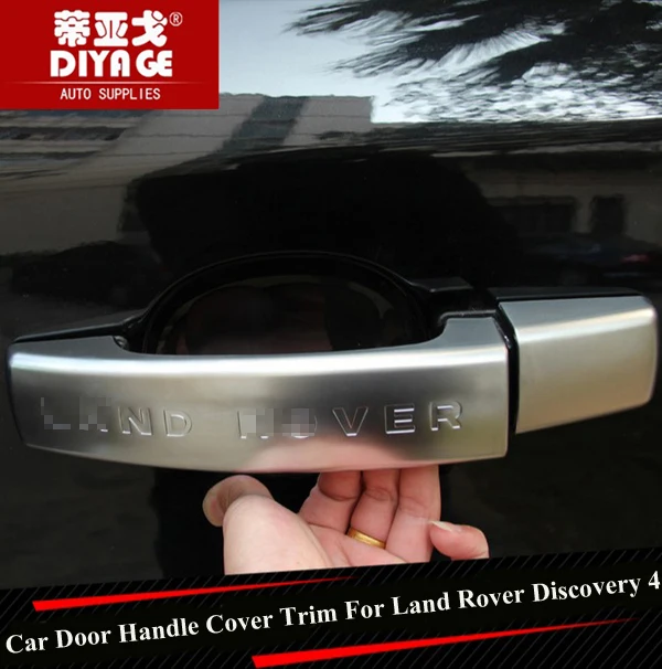Chrome Car Side Door Handle Cover Trim Car Door Handle Protector Strip Sticker For Land Rover Discovery 4 2010-2016 Car Styling
Chrome Car Side Door Handle Cover Trim Car Door Handle Protector Strip Sticker For Land Rover Discovery 4 2010-2016 Car Styling