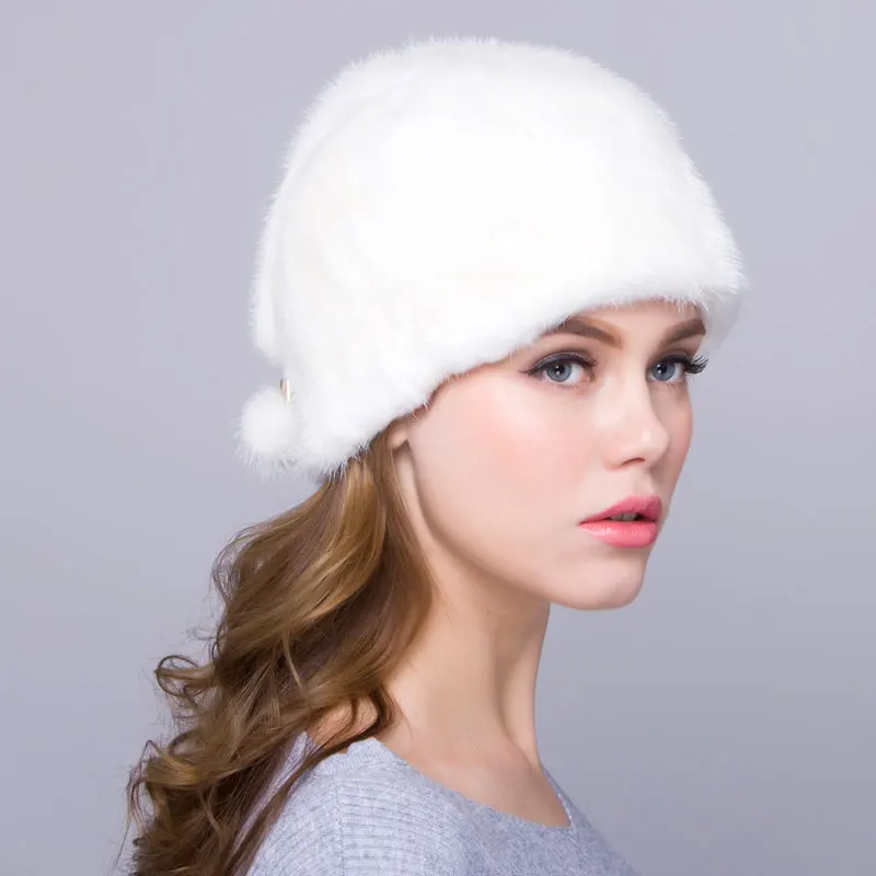 Winter Women's Hat Mink Fur Makes Real Fur Hooded Cap Beautiful Fashion Design Beanies Cap 2018 New Discount High Quality
Winter Women's Hat Mink Fur Makes Real Fur Hooded Cap Beautiful Fashion Design Beanies Cap 2018 New Discount High Quality