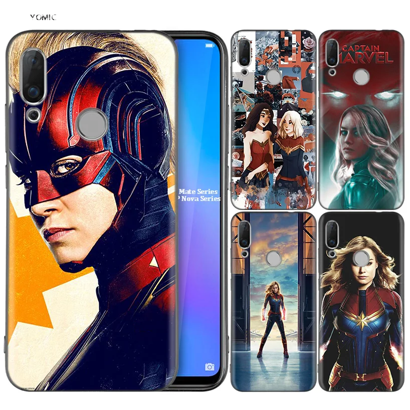 Silicone Coque Case for Huawei P30 P20 P10 P9 Mate 20 10 Lite Pro Nova 3i 4e 3E P Smart 2019 2018 Plus Captain Marvel
Silicone Coque Case for Huawei P30 P20 P10 P9 Mate 20 10 Lite Pro Nova 3i 4e 3E P Smart 2019 2018 Plus Captain Marvel