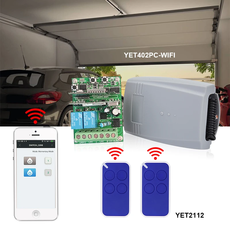 Smart Home WIFI wireless 2 channels universal switch receiver For IOS Android APP Ctrl
Smart Home WIFI wireless 2 channels universal switch receiver For IOS Android APP Ctrl