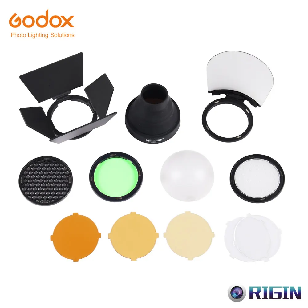 New Updated Godox AK-R1 Super Accessory Kit Honeycomb Snoot Diffuser and Filters For AD200 H200R Camera Portable Flash
New Updated Godox AK-R1 Super Accessory Kit Honeycomb Snoot Diffuser and Filters For AD200 H200R Camera Portable Flash