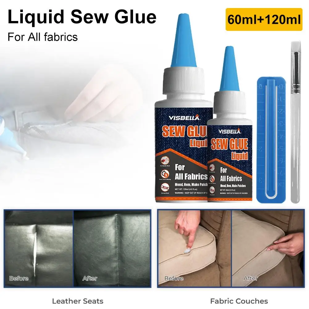 Fast Dry Sew Glue Liquid Reinforcing Adhesive Speedy Fix For Car Seat Leather All Fabrics Clothing Cotton Car Repair Tools
Fast Dry Sew Glue Liquid Reinforcing Adhesive Speedy Fix For Car Seat Leather All Fabrics Clothing Cotton Car Repair Tools