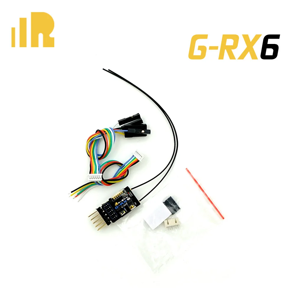 New arrival FrSky G-RX6 6/16 telemetry Receiver designed for gliders ultra small and super light 6 pwm output
New arrival FrSky G-RX6 6/16 telemetry Receiver designed for gliders ultra small and super light 6 pwm output