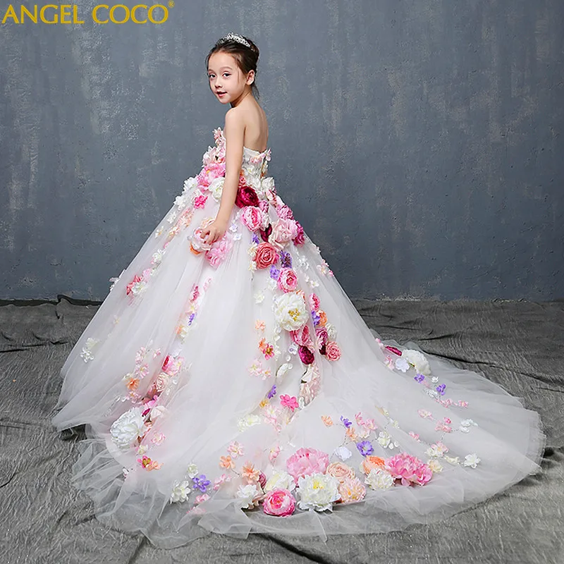 Luxury Evening Dress Flower Girl Princess Dress For Wedding Birthday Party Gown Children's Costume Teenager Prom Robe De Soiree
Luxury Evening Dress Flower Girl Princess Dress For Wedding Birthday Party Gown Children's Costume Teenager Prom Robe De Soiree