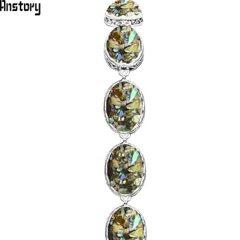 Oval Shell Strand Bracelets For Women Vintage Look Antique Silver Plated Fashion Jewelry TB288
Oval Shell Strand Bracelets For Women Vintage Look Antique Silver Plated Fashion Jewelry TB288