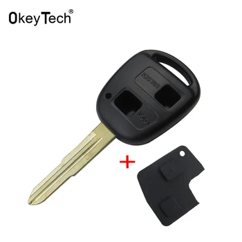 OkeyTech TOY41 Blade with Rubber PAD 2 Button Auto Car Key Shell Replacement Fob For Toyota Camry Corolla verso avensi Prado
OkeyTech TOY41 Blade with Rubber PAD 2 Button Auto Car Key Shell Replacement Fob For Toyota Camry Corolla verso avensi Prado