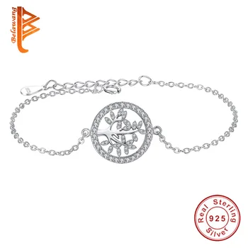 BELAWANG Spring Style 925 Sterling Silver Tree Plant Charm Bracelet for Women Authentic Sterling Silver Birthday Jewelry Gift
BELAWANG Spring Style 925 Sterling Silver Tree Plant Charm Bracelet for Women Authentic Sterling Silver Birthday Jewelry Gift