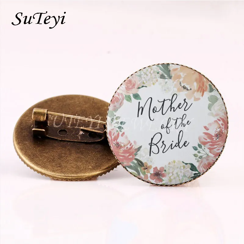 SUTEYI Hot Mother Of The Bride Brooches Fashion Round Glass Dome Flower With Letter Pictures Jewelry For Women Men Gifts
SUTEYI Hot Mother Of The Bride Brooches Fashion Round Glass Dome Flower With Letter Pictures Jewelry For Women Men Gifts
