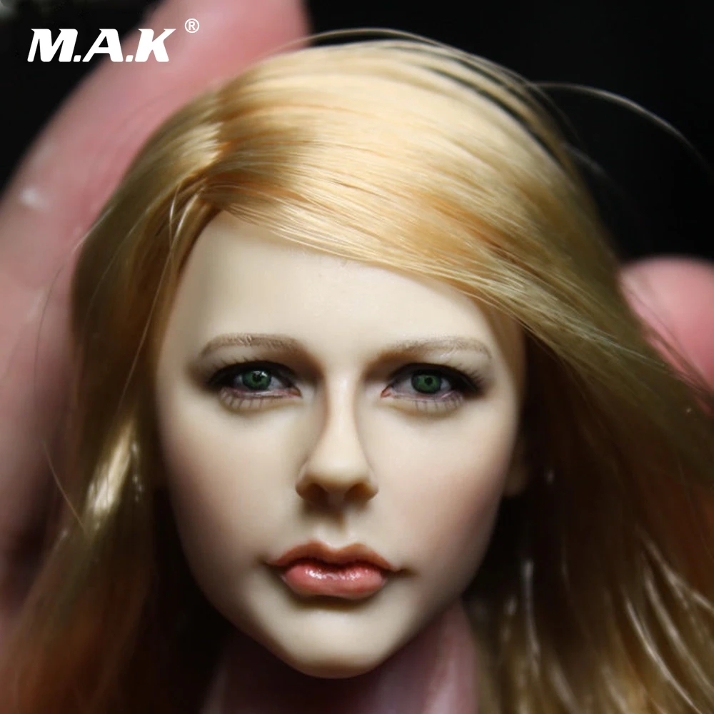 1//6 Scale Accessories Custom Head Sculpt Carving Female KUMIK 13-96 Hair