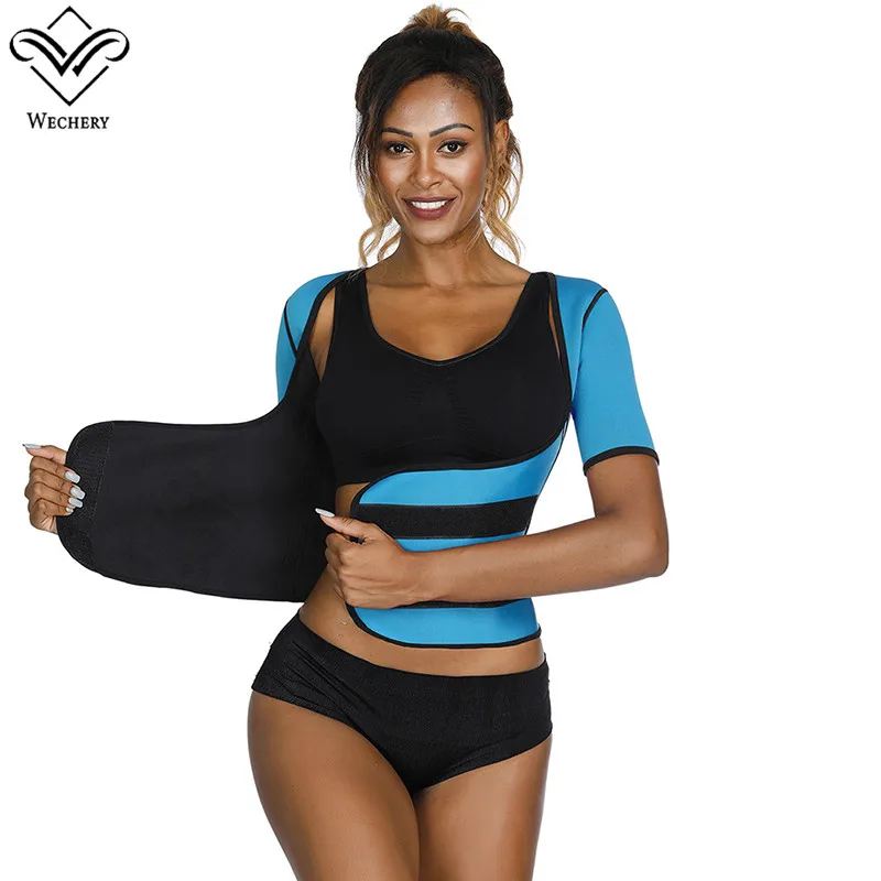 Wechery Sweat Tops Womens Waist Trainer Underbust Midi Sleeve Corset for Women Slimming Belt Tummy Shaper New Arrival
Wechery Sweat Tops Womens Waist Trainer Underbust Midi Sleeve Corset for Women Slimming Belt Tummy Shaper New Arrival