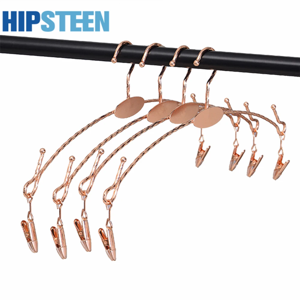 HIPSTEEN 10pc High Quality Metal Underwear Clothes Hanger Bra Underpants Clothes Rack(Plain Type) - Golden
HIPSTEEN 10pc High Quality Metal Underwear Clothes Hanger Bra Underpants Clothes Rack(Plain Type) - Golden