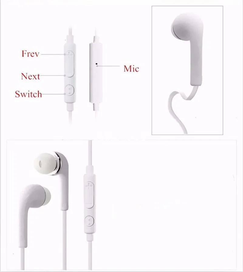 S4 earphones for phone earphone with microphone (6)