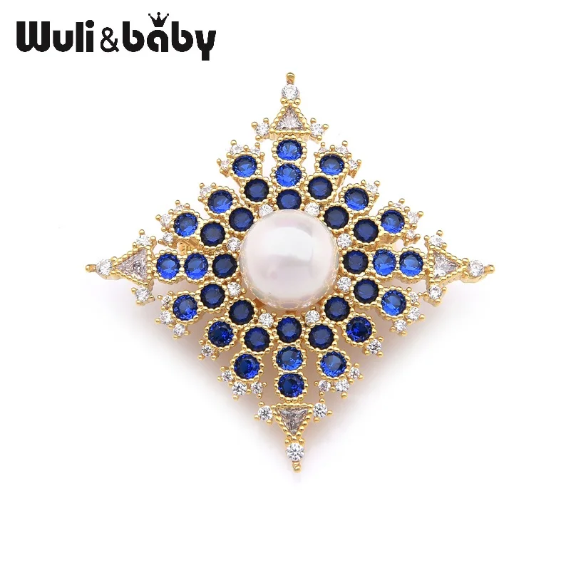 Wuli&baby Luxury Brand Royal Palace Style Blue Crystal Flower Women's Brooches Wedding Pins New Year's Gifts
Wuli&baby Luxury Brand Royal Palace Style Blue Crystal Flower Women's Brooches Wedding Pins New Year's Gifts