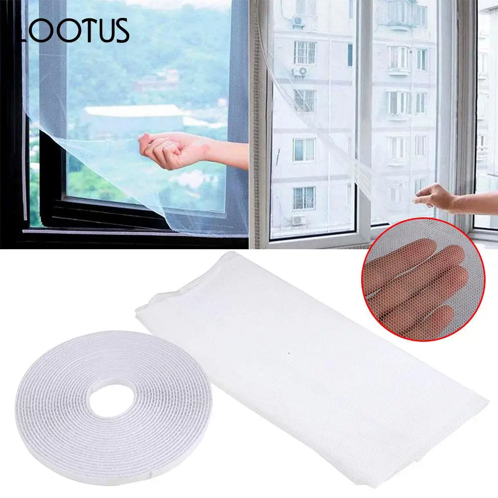 1PC Window Screening Mesh Anti Mosquito Fly Insects Bug Detachable Office Room Window Curtain Screening Drapes Panel Decal
1PC Window Screening Mesh Anti Mosquito Fly Insects Bug Detachable Office Room Window Curtain Screening Drapes Panel Decal