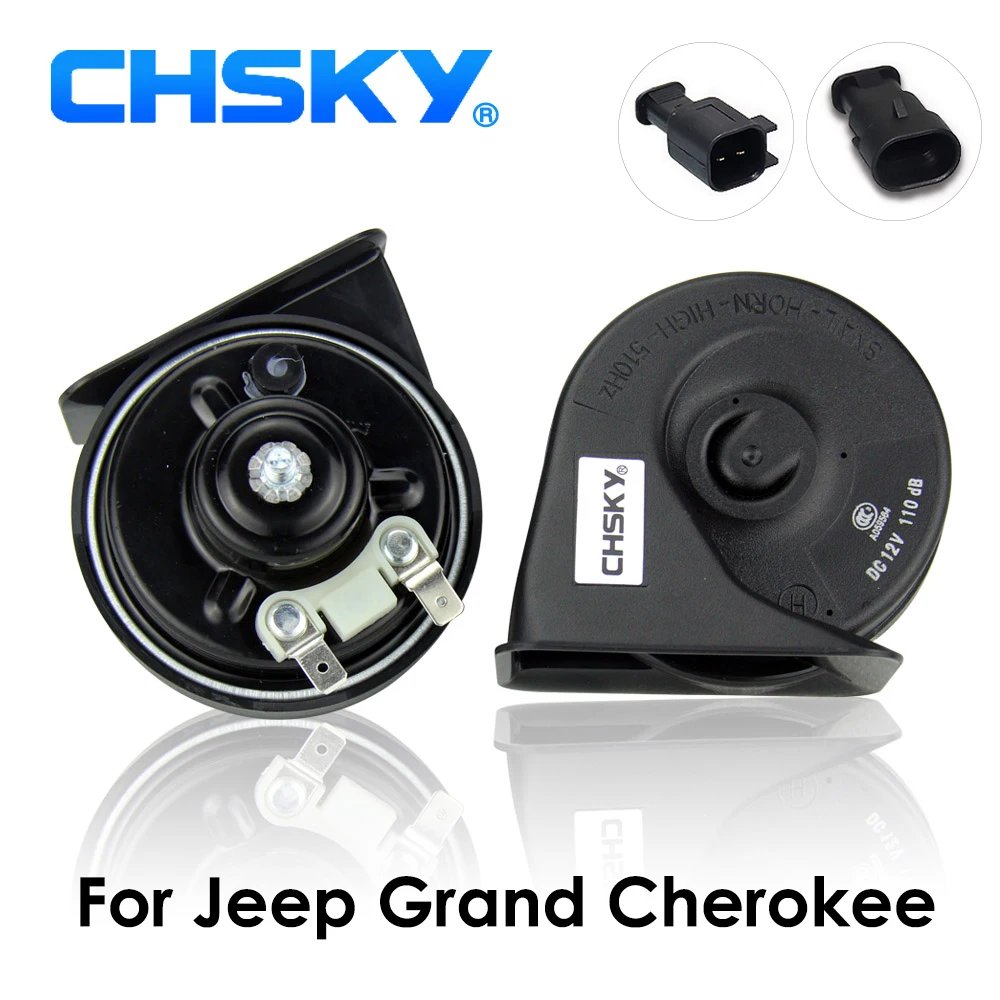 Автомобильный гудок CHSKY типа улитки для Jeep Grand Cherokee 1993 до сих пор 12 В громкость-дБ