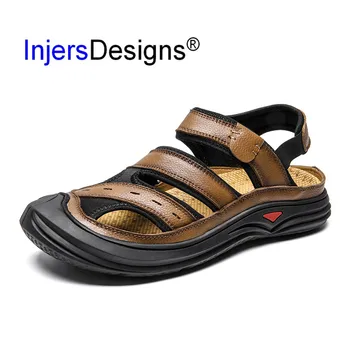 New Fashion Summer Sandals Men High Quality Genuine Leather Casual Men Shoes Roman Outdoor Breathable Beach Shoes Big Size 38-45 
New Fashion Summer Sandals Men High Quality Genuine Leather Casual Men Shoes Roman Outdoor Breathable Beach Shoes Big Size 38-45
