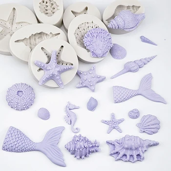 Marine Series Mermaid Silicone Mold Fondant Mould Cake Decorating Tools Chocolate Gumpaste Mold, Sugarcraft, Kitchen Accessories
Marine Series Mermaid Silicone Mold Fondant Mould Cake Decorating Tools Chocolate Gumpaste Mold, Sugarcraft, Kitchen Accessories