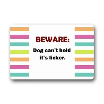 Mr. Six Non-Slip Indoor/Outdoor Doormat Kitchen Rugs - Funny Beware Stripes Design ( Dog Can'T Hold It'S Licker )
Mr. Six Non-Slip Indoor/Outdoor Doormat Kitchen Rugs - Funny Beware Stripes Design ( Dog Can'T Hold It'S Licker )